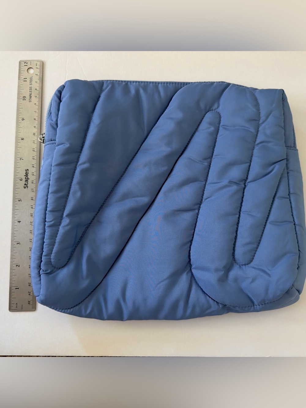 Cloth & Paper Puffy Zipper Pouch/Sleeve - Home Office Planner Accessory